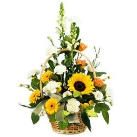 Traditional Floral Basket